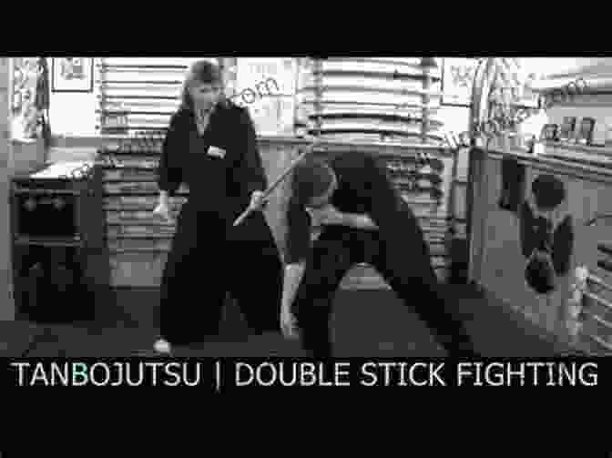 A Martial Artist Skillfully Deflecting An Incoming Stick Attack. The Complete Big Stick Combat