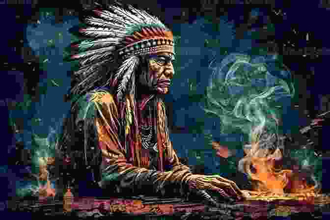 An Illustration Of A Native American Shaman Communicating With An Extraterrestrial Being. Return Of The Archons: Investigations Into The High Weirdness Of Alien Intrusion And The Indigenous Mind (Tek Gnostics Monograph 1)