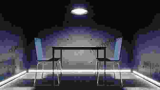 Atmospheric Image Of A Dimly Lit Interrogation Room With A Silhouette Of An Unidentified Suspect Serial Killers (Criminal Investigations) Michael Newton