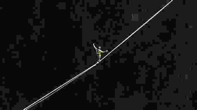 Guy Strang Walking On A Highline Suspended Between Two Mountains Guy Wire (Misadventures Of Guy Strang 4)