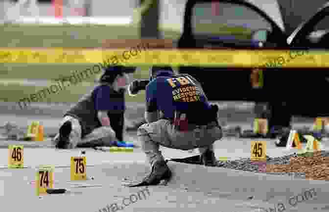 Photograph Depicting A Team Of Investigators Working At A Crime Scene Serial Killers (Criminal Investigations) Michael Newton