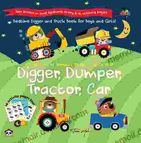 Digger Dumper Tractor Car: Bedtime Digger and Truck for Boys (Pirate Panda Nursery Rhymes 1)